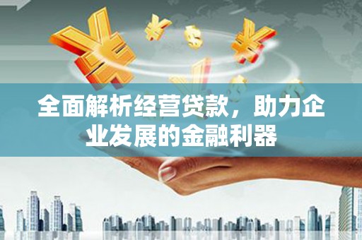 宜州全面解析经营贷款，助力企业发展的金融利器