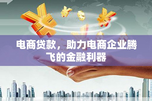 宜州电商贷款，助力电商企业腾飞的金融利器