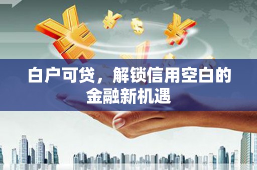 宜州白户可贷，解锁信用空白的金融新机遇