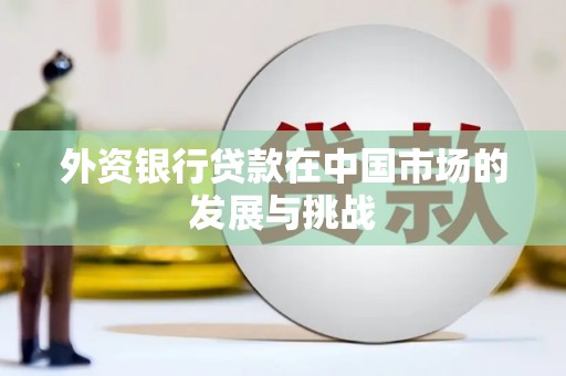 宜州外资银行贷款在中国市场的发展与挑战