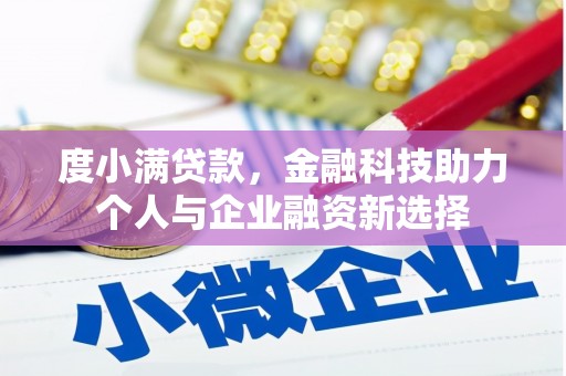 宜州度小满贷款，金融科技助力个人与企业融资新选择
