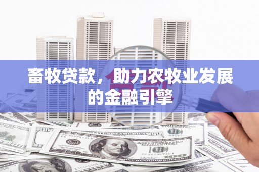 宜州畜牧贷款，助力农牧业发展的金融引擎