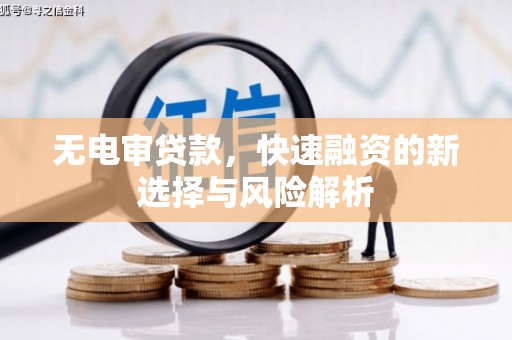 宜州无电审贷款，快速融资的新选择与风险解析