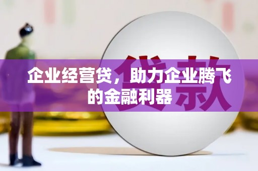 宜州企业经营贷，助力企业腾飞的金融利器