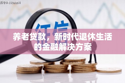 宜州养老贷款，新时代退休生活的金融解决方案