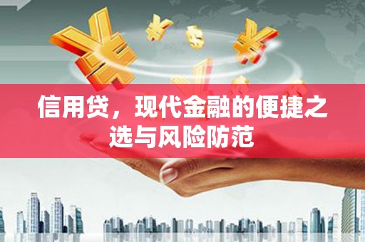 宜州信用贷，现代金融的便捷之选与风险防范
