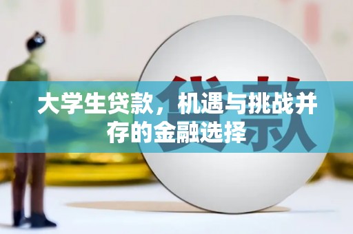 宜州大学生贷款，机遇与挑战并存的金融选择