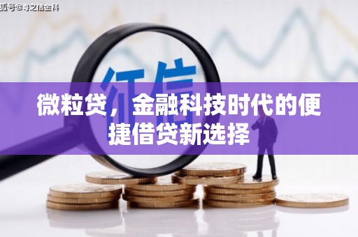 宜州微粒贷，金融科技时代的便捷借贷新选择