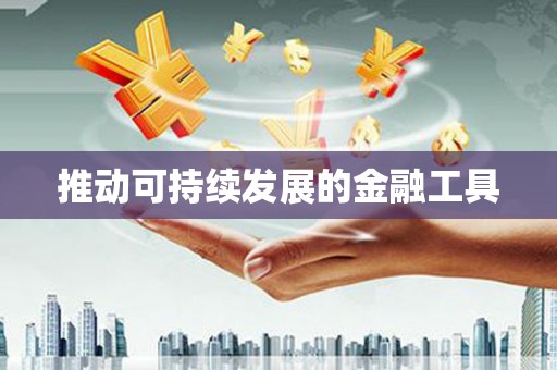 宜州推动可持续发展的金融工具
